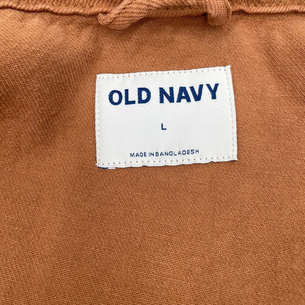 Old Navy Workwear Shack Jacket Miners Gold Cotton Canvas Chore Coat Large 821523 - Picture 7 of 11